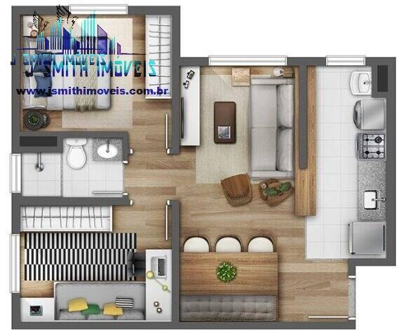 Apartamento, 2 quartos, 47 m² - Foto 23